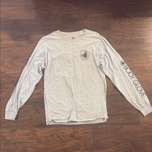 Body Glove Gray Long Sleeve Tee M